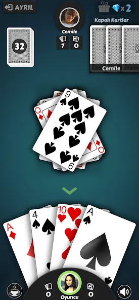 Pisti - Offline Card Games бесплатно на Андроид — мод: Без рекламы и разблокированы режимы — скриншот 2 Pisti - Offline Card Games бесплатно на Андроид — мод: Без рекламы и разблокированы режимы — скриншот 2