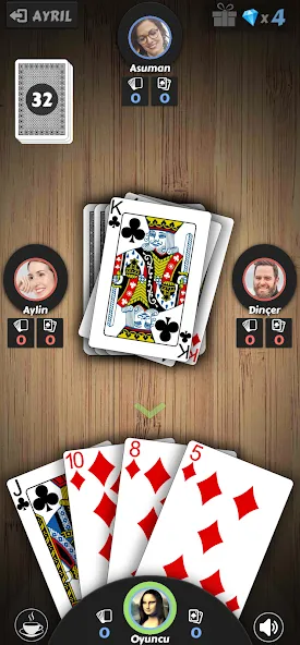 Pisti - Offline Card Games бесплатно на Андроид — мод: Без рекламы и разблокированы режимы — скриншот 5 Pisti - Offline Card Games бесплатно на Андроид — мод: Без рекламы и разблокированы режимы — скриншот 5