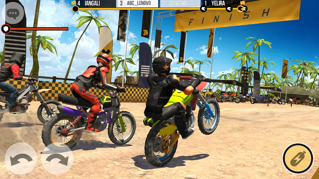 Скачать Clan Race: PVP Motocross races Mod APK — Много денег и все открыто — скриншот 2 Скачать Clan Race: PVP Motocross races Mod APK — Много денег и все открыто — скриншот 2