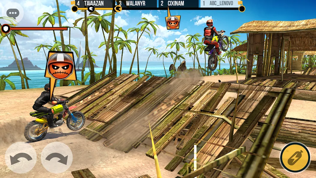 Скачать Clan Race: PVP Motocross races Mod APK — Много денег и все открыто — скриншот 4 Скачать Clan Race: PVP Motocross races Mod APK — Много денег и все открыто — скриншот 4
