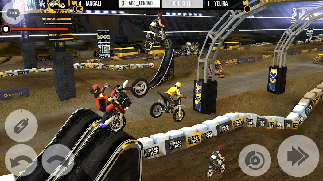 Скачать Clan Race: PVP Motocross races Mod APK — Много денег и все открыто — скриншот 5 Скачать Clan Race: PVP Motocross races Mod APK — Много денег и все открыто — скриншот 5
