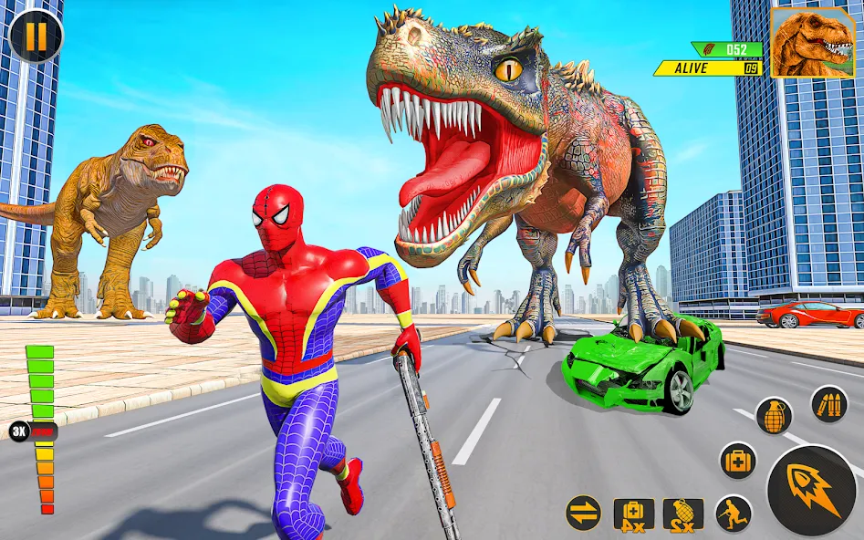 Real Dino Hunter 3D Gun Games — Безлимитные патроны и оружие, скачать мод APK — скриншот 5 Real Dino Hunter 3D Gun Games — Безлимитные патроны и оружие, скачать мод APK — скриншот 5
