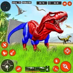 Real Dino Hunter 3D Gun Games — Безлимитные патроны и оружие, скачать мод APK
