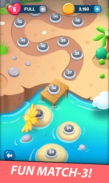 Скачать Match Blast Puzzle 3 Mod APK — Безлимитные деньги и все уровни открыты — скриншот 1