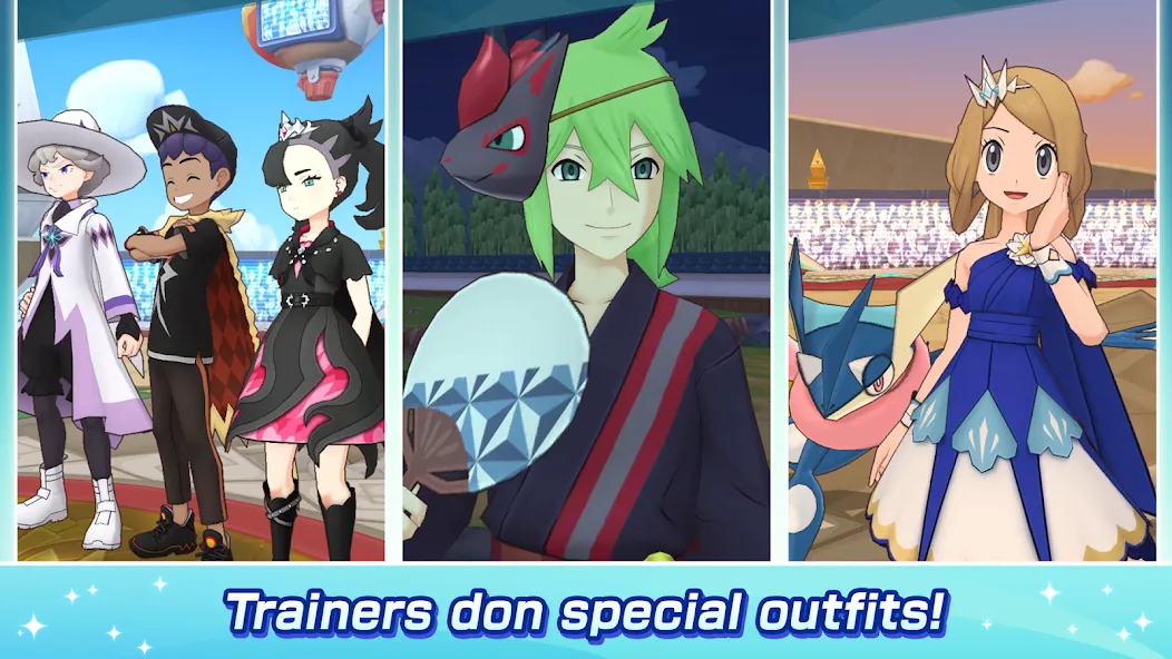 Pokémon Masters EX MOD APK скачать на Андроид — Безлимитные кристаллы и усиленные синхропары — скриншот 4 Pokémon Masters EX MOD APK скачать на Андроид — Безлимитные кристаллы и усиленные синхропары — скриншот 4