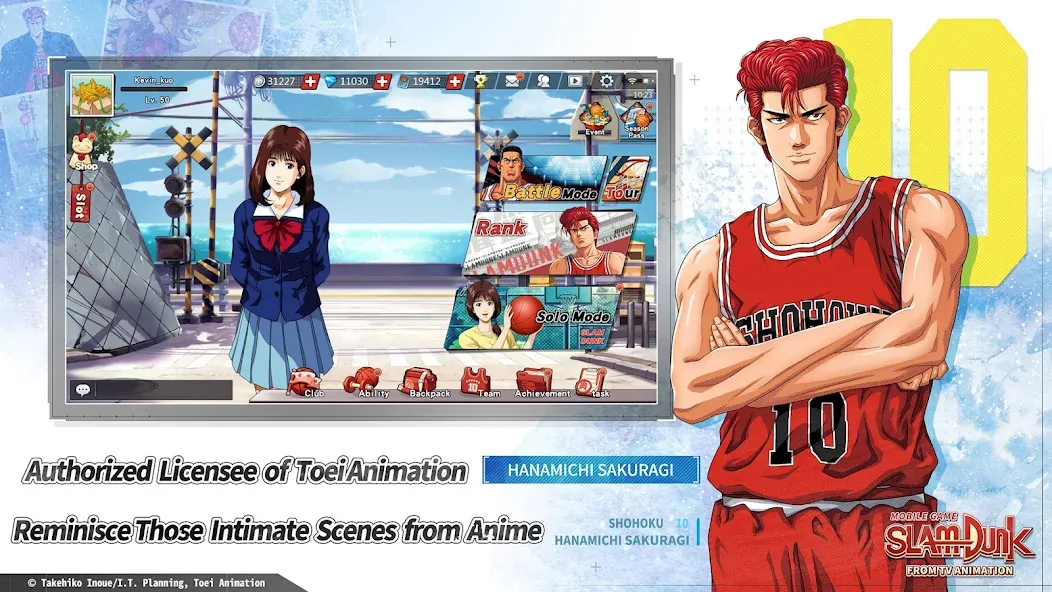 SLAM DUNK from TV Animation MOD APK скачать на Андроид — Безлимитные деньги и усиленные игроки — скриншот 1 SLAM DUNK from TV Animation MOD APK скачать на Андроид — Безлимитные деньги и усиленные игроки — скриншот 1