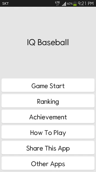IQ Baseball - Number Puzzle — скачать мод: Безлимитные подсказки и ходы — скриншот 1