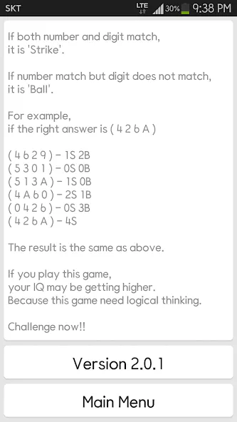 IQ Baseball - Number Puzzle — скачать мод: Безлимитные подсказки и ходы — скриншот 3