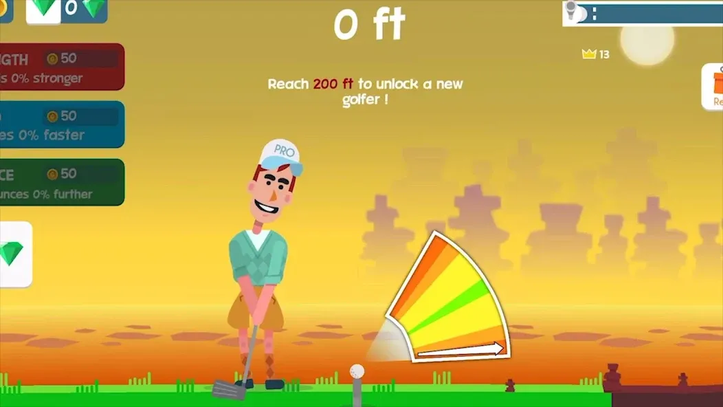 Golf Orbit: Oneshot Golf Games взлом APK — Безлимитные деньги и открыты все уровни — скриншот 1 Golf Orbit: Oneshot Golf Games взлом APK — Безлимитные деньги и открыты все уровни — скриншот 1
