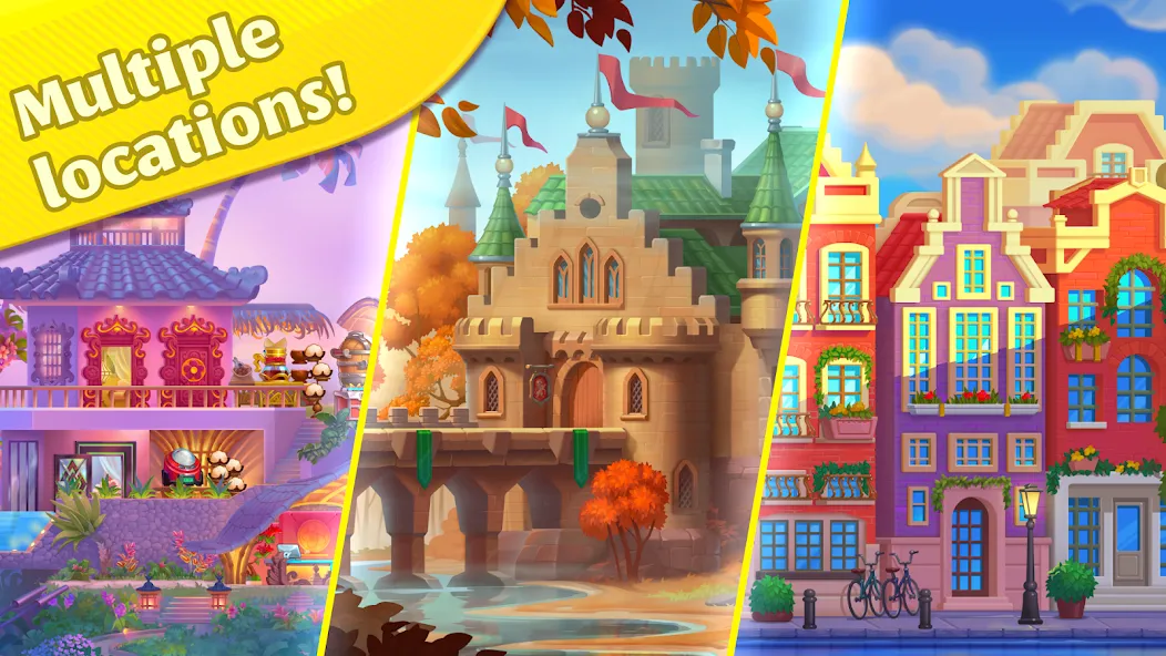 Grand Hotel Mania: Hotel games взломанный APK — Безлимитные деньги и все отели открыты — скриншот 3