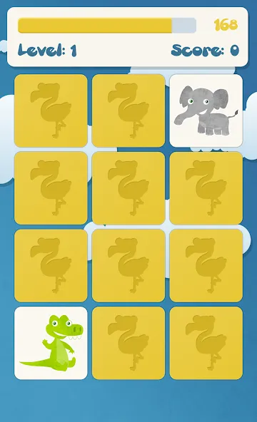 Animals memory game for kids MOD APK скачать на Андроид — Все животные и уровни открыты — скриншот 3 Animals memory game for kids MOD APK скачать на Андроид — Все животные и уровни открыты — скриншот 3