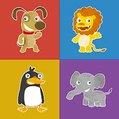 Animals memory game for kids MOD APK скачать на Андроид — Все животные и уровни открыты