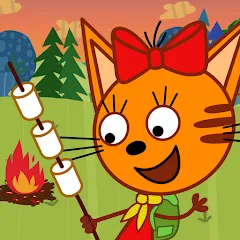 Скачать Kid-E-Cats: Kitty Cat Games! на Андроид с модом — Все игры и костюмы открыты