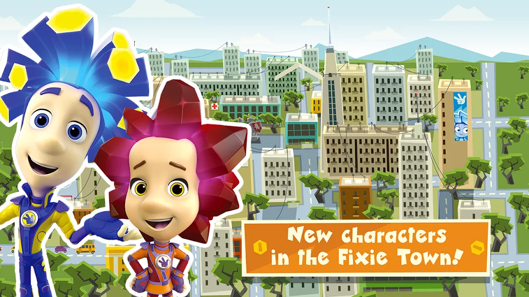 Скачать взлом The Fixies Town Cool Kid Games — Разблокированы все игры и персонажи — скриншот 1