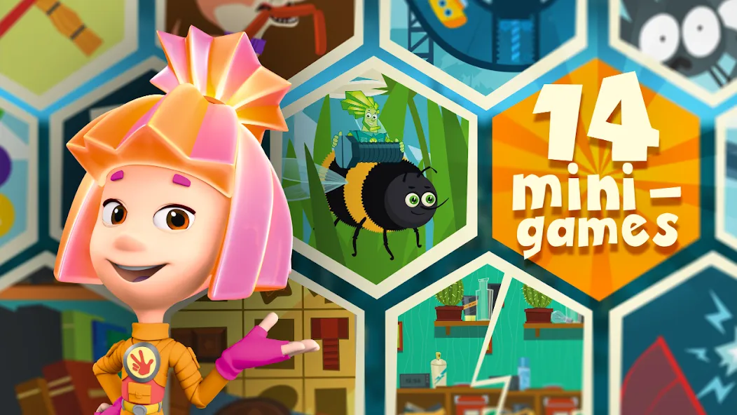 Скачать взлом The Fixies Town Cool Kid Games — Разблокированы все игры и персонажи — скриншот 2