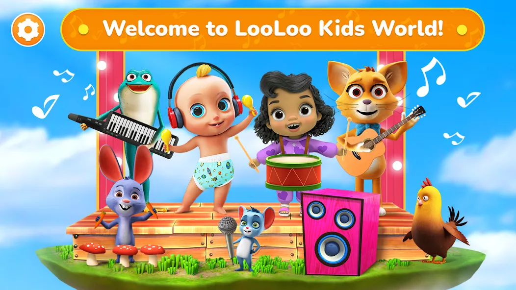 LooLoo Kids: Fun Baby Games! MOD APK скачать на Андроид — Разблокированы все детские игры — скриншот 1