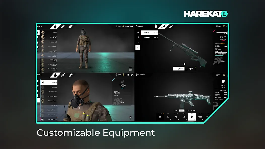 Harekat 2 : Online MOD APK: Безлимитные деньги и оружие — скриншот 2 Harekat 2 : Online MOD APK: Безлимитные деньги и оружие — скриншот 2