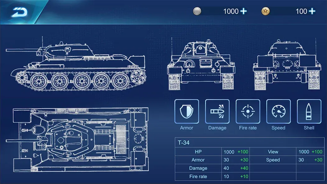Ace Tank взломанный APK — Безлимитные деньги и мощные танки — скриншот 2 Ace Tank взломанный APK — Безлимитные деньги и мощные танки — скриншот 2