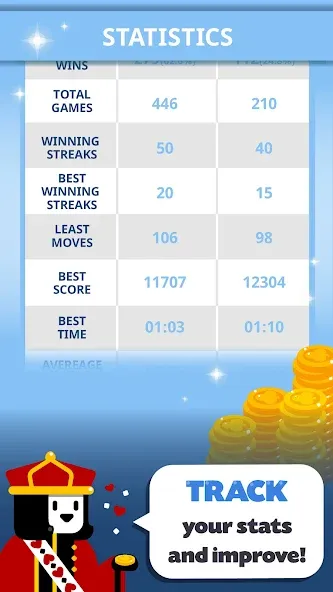 Скачать Solitaire: Decked Out Mod APK — Безлимитные подсказки и отмены ходов — скриншот 4