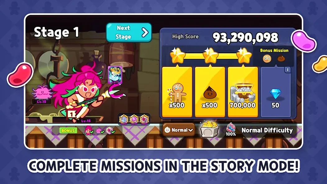 Скачать CookieRun: OvenBreak — Безлимитные кристаллы и энергия — скриншот 3