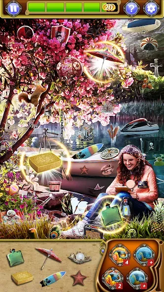 Hidden Object: 4 Seasons взлом на Андроид — Открыты все сезоны и уровни — скриншот 2