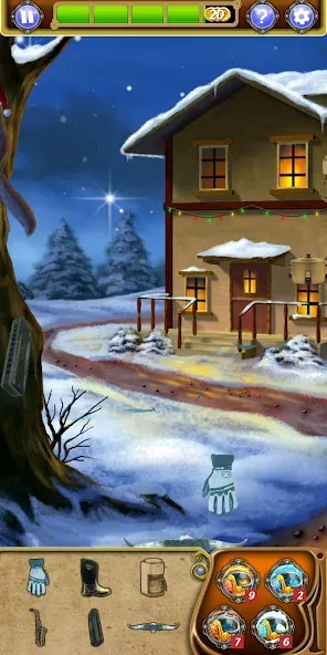 Мод Hidden Object: Winter Wonder — Безлимитные подсказки и открыты все сцены, скачать APK — скриншот 3