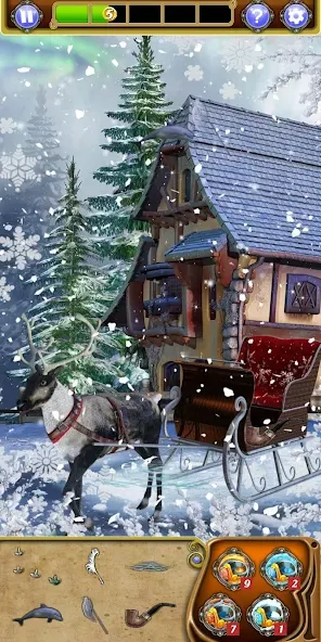 Мод Hidden Object: Winter Wonder — Безлимитные подсказки и открыты все сцены, скачать APK — скриншот 5