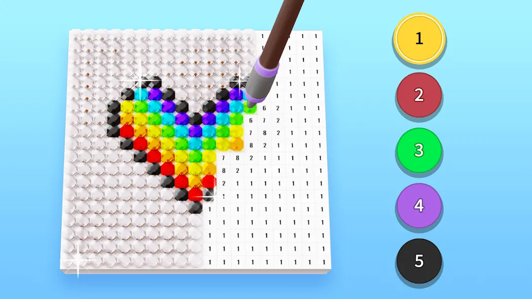 Diamond Painting by Number — Безлимитные алмазы и все наборы, скачать мод APK — скриншот 5 Diamond Painting by Number — Безлимитные алмазы и все наборы, скачать мод APK — скриншот 5