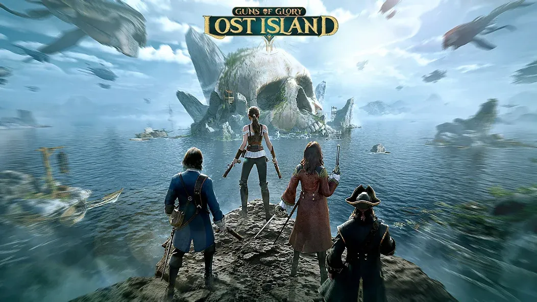 Guns of Glory: Lost Island (Мод: Безлимитные ресурсы и ускоренное строительство) — скачать на Андроид — скриншот 1 Guns of Glory: Lost Island (Мод: Безлимитные ресурсы и ускоренное строительство) — скачать на Андроид — скриншот 1