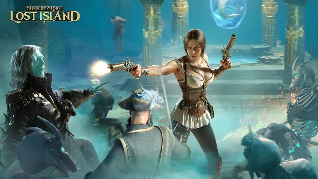 Guns of Glory: Lost Island (Мод: Безлимитные ресурсы и ускоренное строительство) — скачать на Андроид — скриншот 2 Guns of Glory: Lost Island (Мод: Безлимитные ресурсы и ускоренное строительство) — скачать на Андроид — скриншот 2