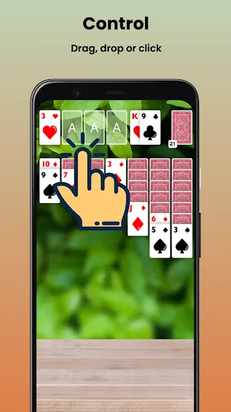 Мод Klondike Solitaire Offline — Подсказки без ограничений и отмена ходов, скачать APK — скриншот 3 Мод Klondike Solitaire Offline — Подсказки без ограничений и отмена ходов, скачать APK — скриншот 3