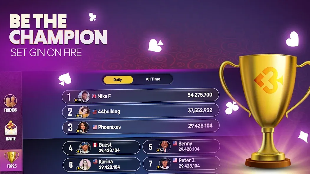 Gin Rummy Extra - Online Rummy взлом на Андроид — Безлимитные монеты и премиум-функции — скриншот 5