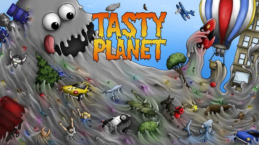 Скачать Tasty Planet Lite последней версии — Поглощение объектов без ограничений — скриншот 5