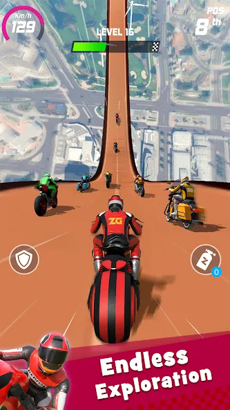 Bike Race: Racing Game MOD APK скачать на Андроид — Безлимитные деньги и открыты все уровни — скриншот 2