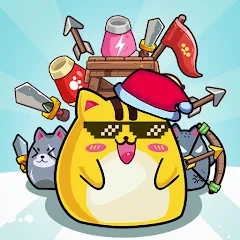 Скачать CatnRobot Idle TD: Battle Cat мод — Безлимитные деньги и усиленные башни