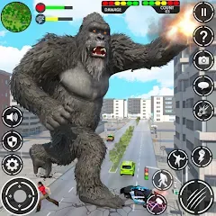Giant Gorilla Bigfoot Monster MOD APK скачать на Андроид — Безлимитные деньги и усиленная атака