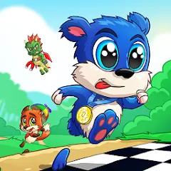 Fun Run 3 - Multiplayer Games бесплатно на Андроид — мод: Без рекламы и все персонажи открыты