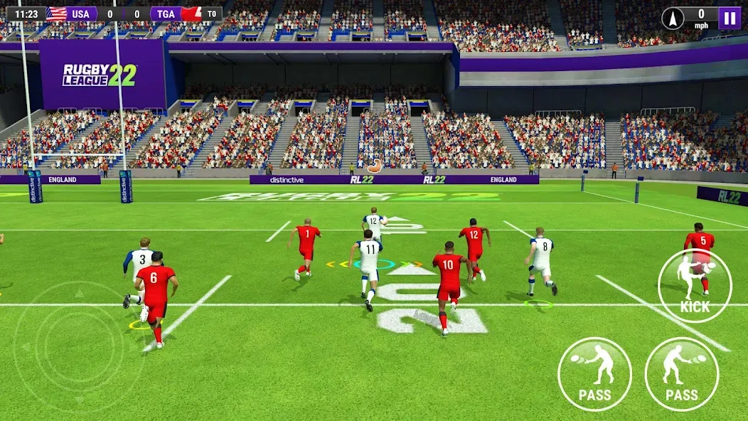 Rugby League 22 взломанный APK — Безлимитные деньги и все команды открыты — скриншот 1 Rugby League 22 взломанный APK — Безлимитные деньги и все команды открыты — скриншот 1