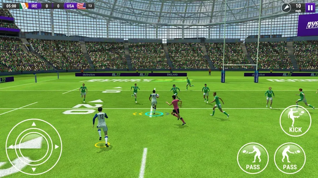 Rugby League 22 взломанный APK — Безлимитные деньги и все команды открыты — скриншот 2 Rugby League 22 взломанный APK — Безлимитные деньги и все команды открыты — скриншот 2