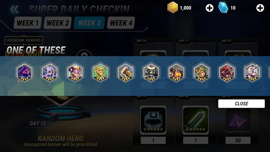 Heroes Infinity Premium — скачать мод: Безлимитные деньги и премиум доступ — скриншот 2 Heroes Infinity Premium — скачать мод: Безлимитные деньги и премиум доступ — скриншот 2
