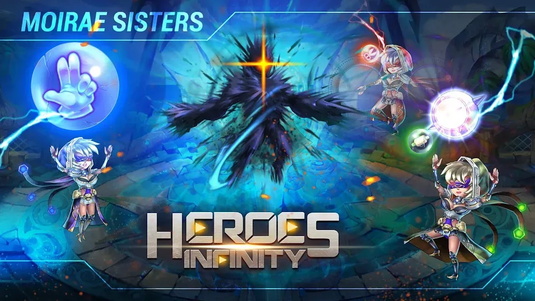 Heroes Infinity: Super Heroes взломанный APK — Безлимитные деньги и энергия — скриншот 3