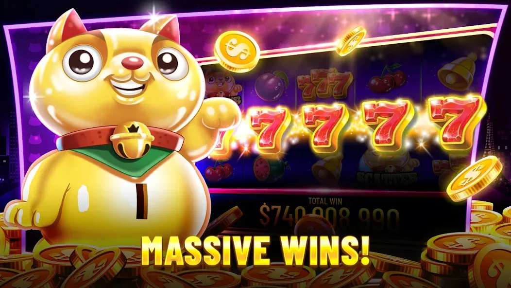 Best Casino™ Slots: 777 Casino MOD APK скачать на Андроид — Безлимитные монеты и джекпоты — скриншот 4