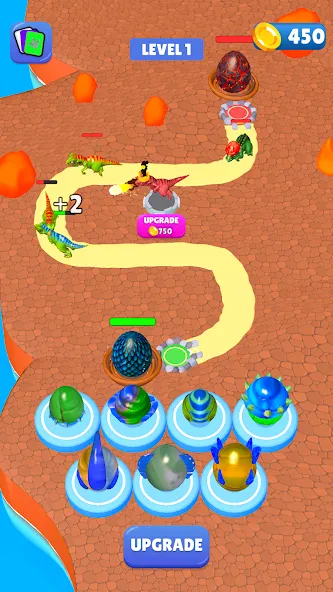 Dino Merge — Много денег и алмазов, скачать мод APK — скриншот 2 Dino Merge — Много денег и алмазов, скачать мод APK — скриншот 2