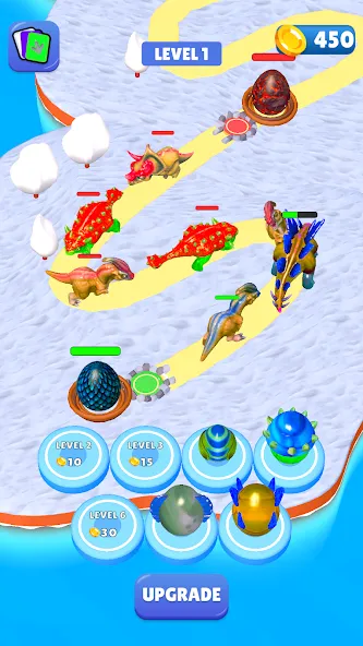 Dino Merge — Много денег и алмазов, скачать мод APK — скриншот 3 Dino Merge — Много денег и алмазов, скачать мод APK — скриншот 3