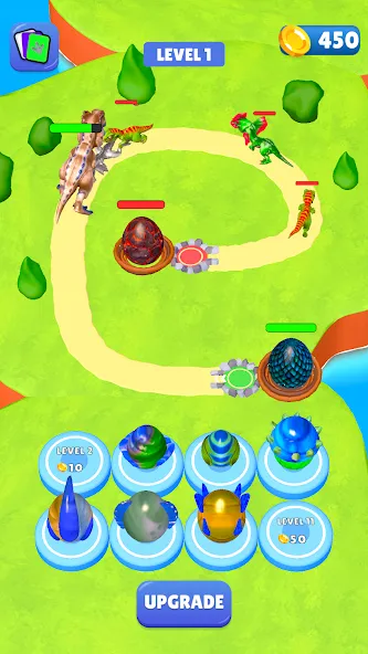 Dino Merge — Много денег и алмазов, скачать мод APK — скриншот 4 Dino Merge — Много денег и алмазов, скачать мод APK — скриншот 4