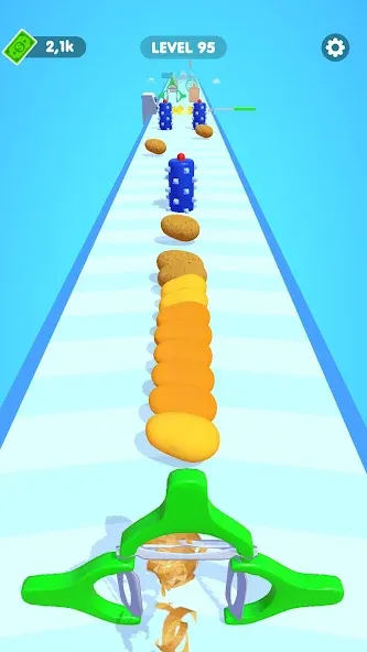 Potato Rush — скачать мод: Безлимитные монеты и ускоренная прокачка — скриншот 1