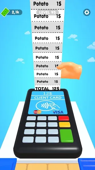 Potato Rush — скачать мод: Безлимитные монеты и ускоренная прокачка — скриншот 4