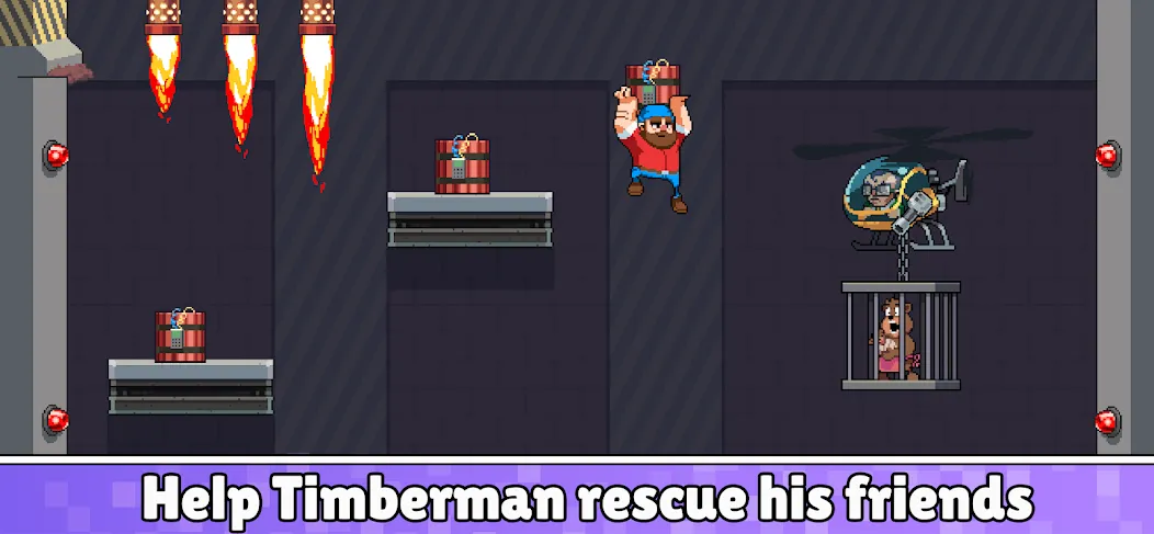 Timberman The Big Adventure взлом APK — Открыты все уровни и герои — скриншот 4