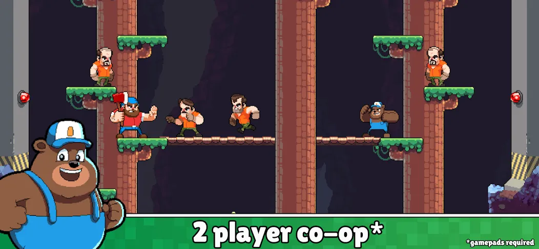 Timberman The Big Adventure взлом APK — Открыты все уровни и герои — скриншот 5