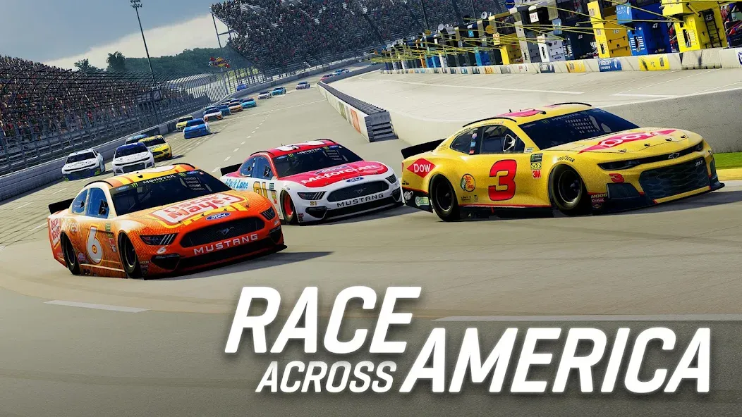Скачать NASCAR Heat Mobile — Безлимитные деньги и все машины открыты — скриншот 1